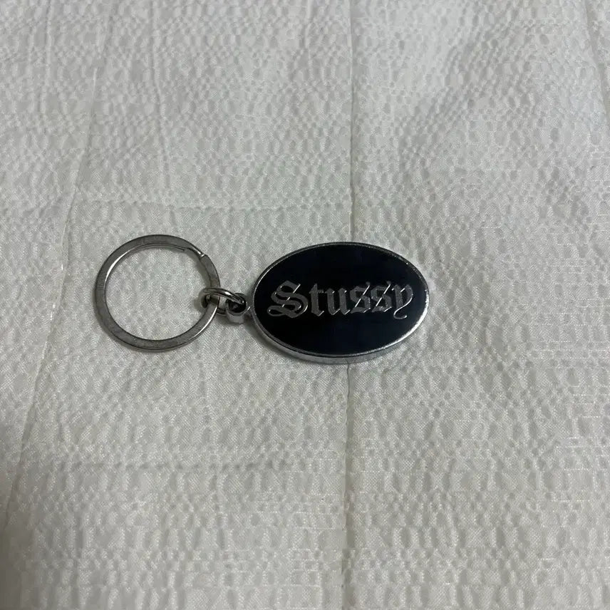 [BUNJANG] Stussy O.E. Badge Keychain Black / 스투시 O.E 배지 키링