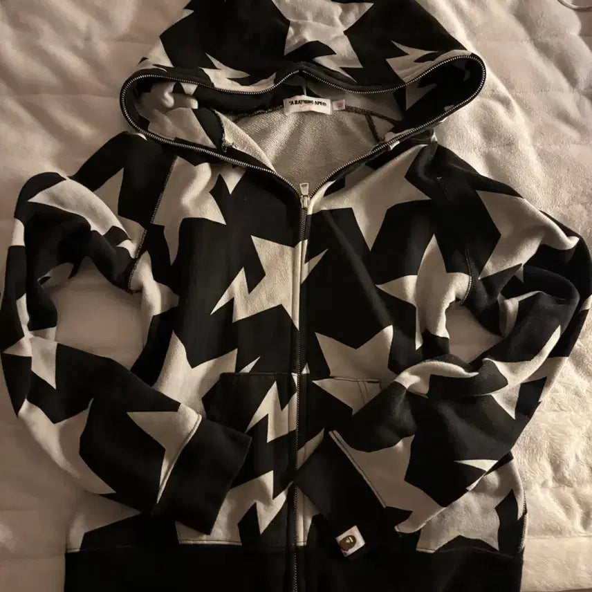 [BUNJANG] BAPE Vintage Star Hoodie Zip-Up / 배이프 빈티지 스타 후드집업