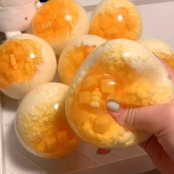 [BUNJANG] Mango Scented Slime (Rice Bead Charm) / 샤오홍슈 / 망고 슬랑이 (쌀알)