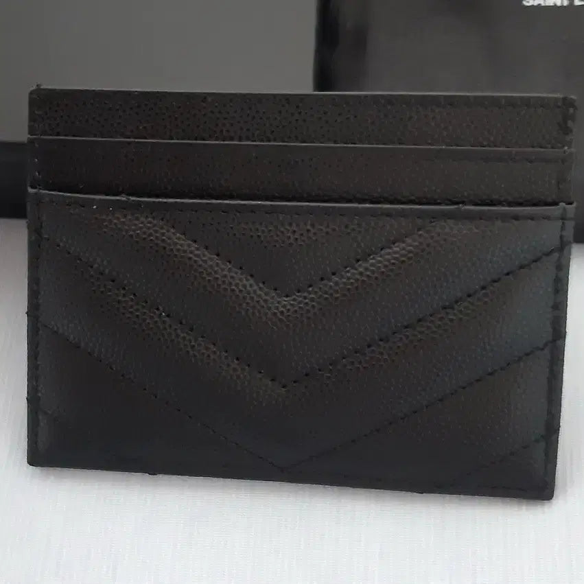 [BUNJANG] Yves Saint Laurent Cardholder Gold Tone Hardware New / 입생로랑 카드지갑 금장 (새제품)