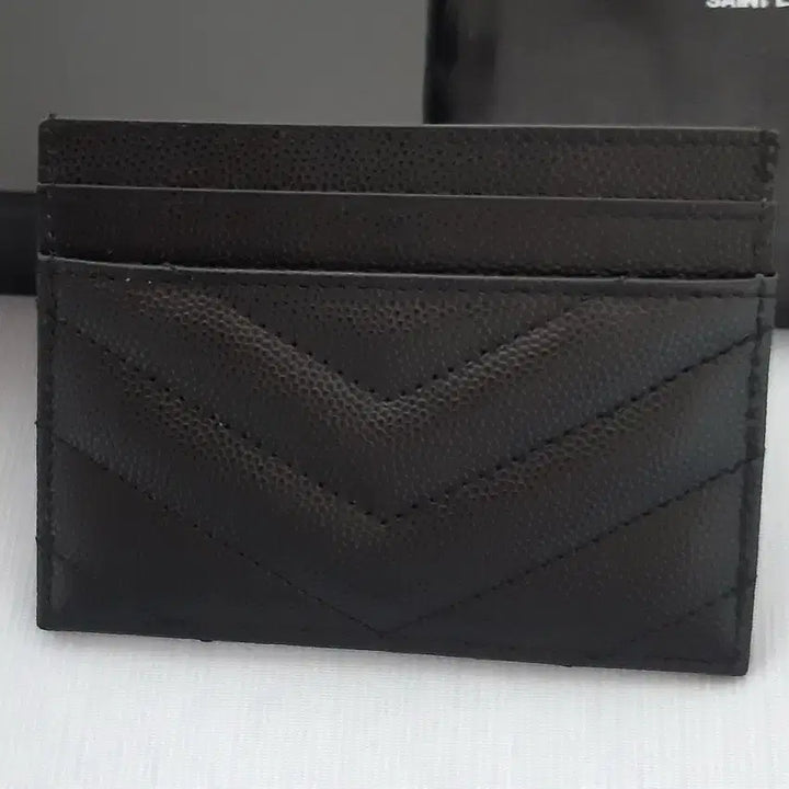 [BUNJANG] Yves Saint Laurent Cardholder Gold Tone Hardware New / 입생로랑 카드지갑 금장 (새제품)