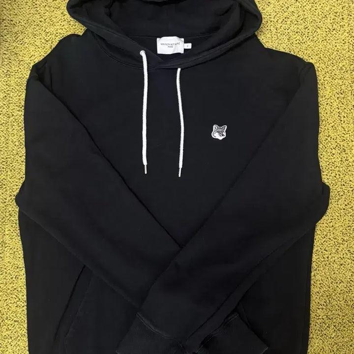 [BUNJANG] Maison Kitsuné Black Fox Head Patch Hoodie XL / 메종키츠네 블랙 폭스헤드 패치 후드티 XL