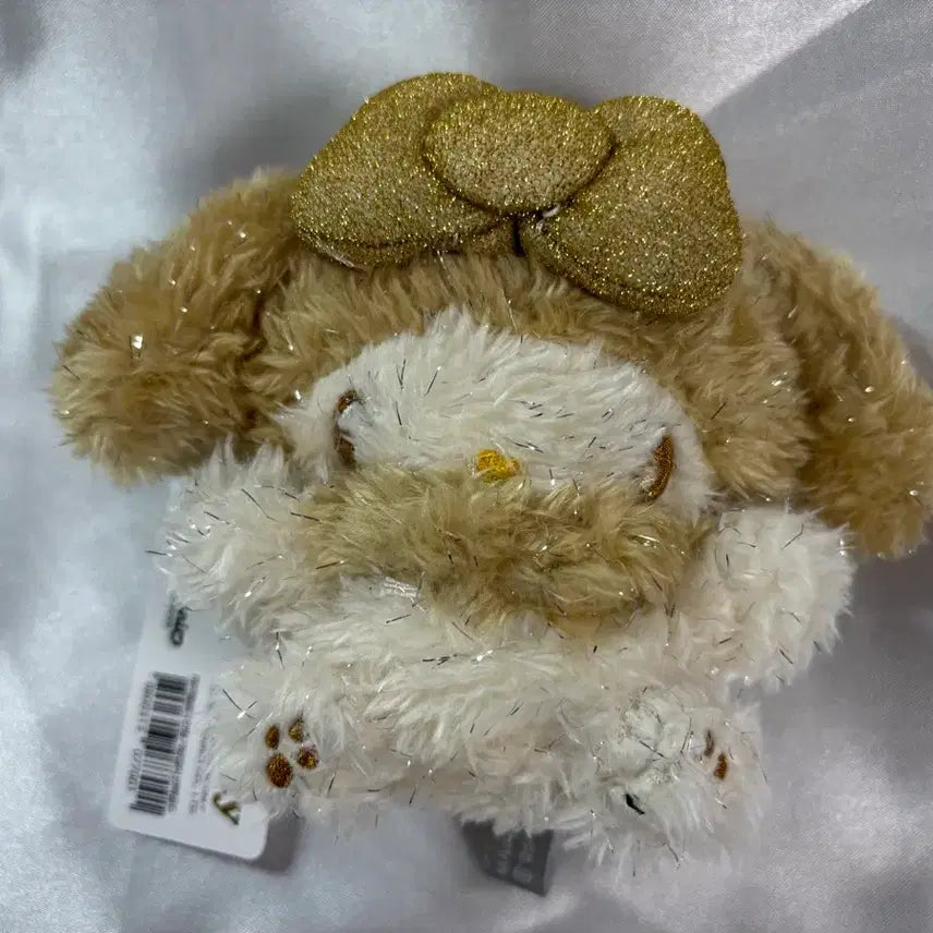 [BUNJANG] Sanrio My Melody Sparkling Gold Mascot Plush / 산리오 반짝골드 마이멜로디 마스코트 금사 인형