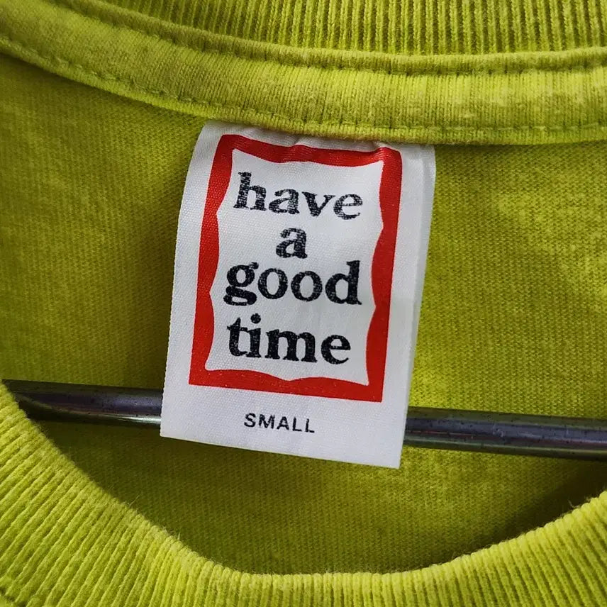 [BUNJANG] Have a Good Time Lime T-Shirt Size 2.5 / (s) 해브 어 굿 타임 라임 반팔티 2.5
