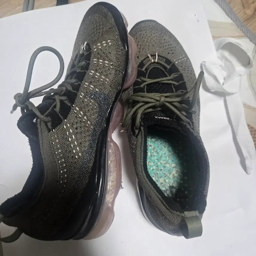 [BUNJANG] Nike Air VaporMax 2023 Flyknit Medium Olive Pink Oxford / 나이키 베이퍼맥스 2023 플라이니트