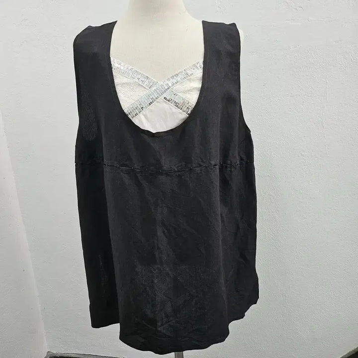 [BUNJANG] ITALY Linen Sleeveless Top Women&