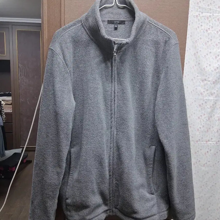 [BUNJANG] TOPTEN Fleece Zip-Up Jacket - Gray (Size 100) / 탑텐 플리스 집업 자켓 그레이(100)