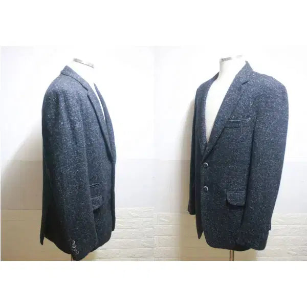 [BUNJANG] STCO Navy Wool Jacket (Size 110) / (110) STCO 에스티코 네이비 모직 자켓 (110 겨울)