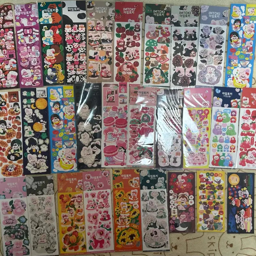 [BUNJANG] ImTokki Seal Sticker Bundle Set / 아임토끼 씰스티커 일괄판매합니다