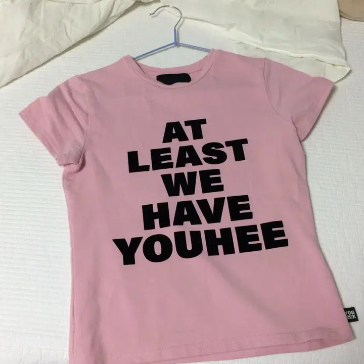 [BUNJANG] YOOHEE Short Sleeve T-Shirt Pink/Yellow / 유희 반팔 핑크/옐로우