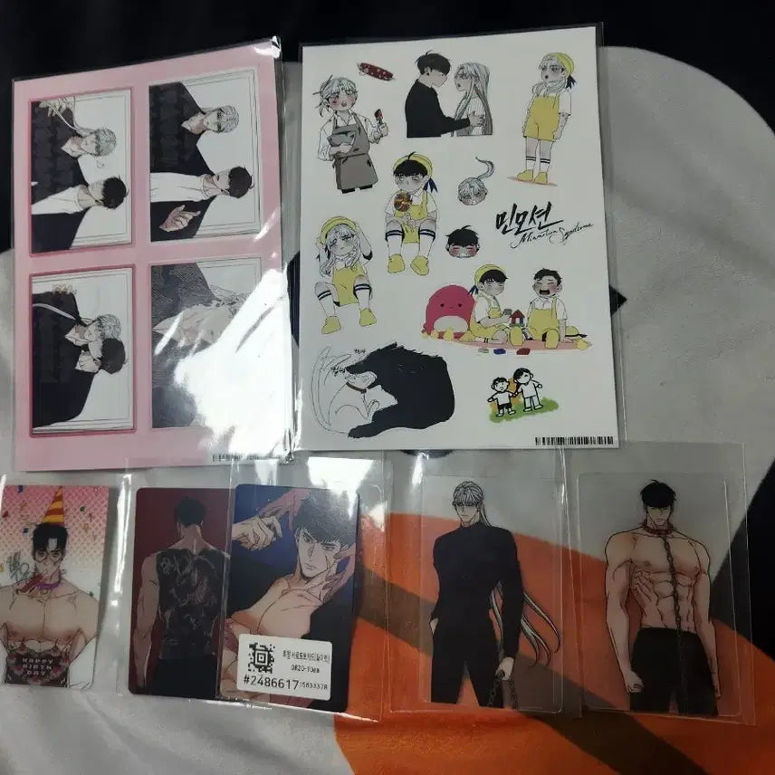 [BUNJANG] Minmotion Acrylic Photocard Sticker Set / 민모션 아크릴 포토카드 스티커