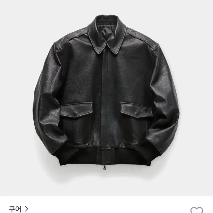 [BUNJANG] Coour Goat Skin A-2 Leather Jacket / 쿠어 고트 스킨 A-2 레더 자켓