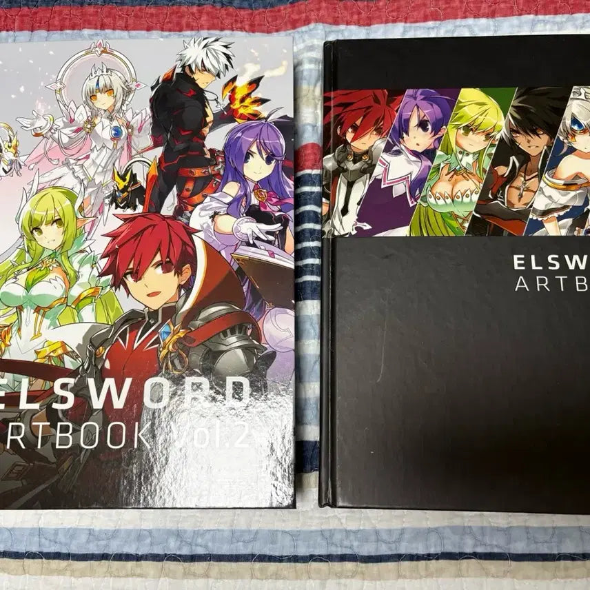 [BUNJANG] Elsword Art Book Vol. 1 &amp; 2 Bundle / 엘소드 아트북 1,2 판매합니다