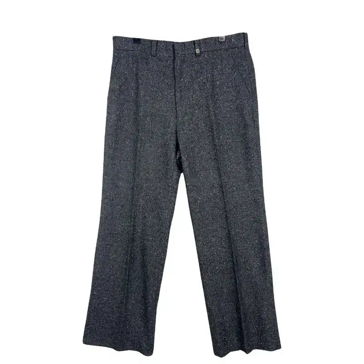 [BUNJANG] Munsingwear Semi-Wide Slacks Wool Touch Straight Pants (32-inch) / 먼싱웨어 세미와이드 슬랙스 울터치 일자 바지 [32인치] 울 혼방