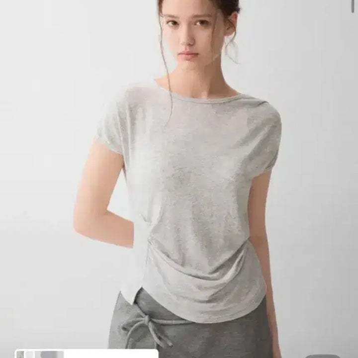 [BUNJANG] SPAO Drape Half Sleeve T-shirt (New) / 스파오 드레이프 반팔티 (새상품)