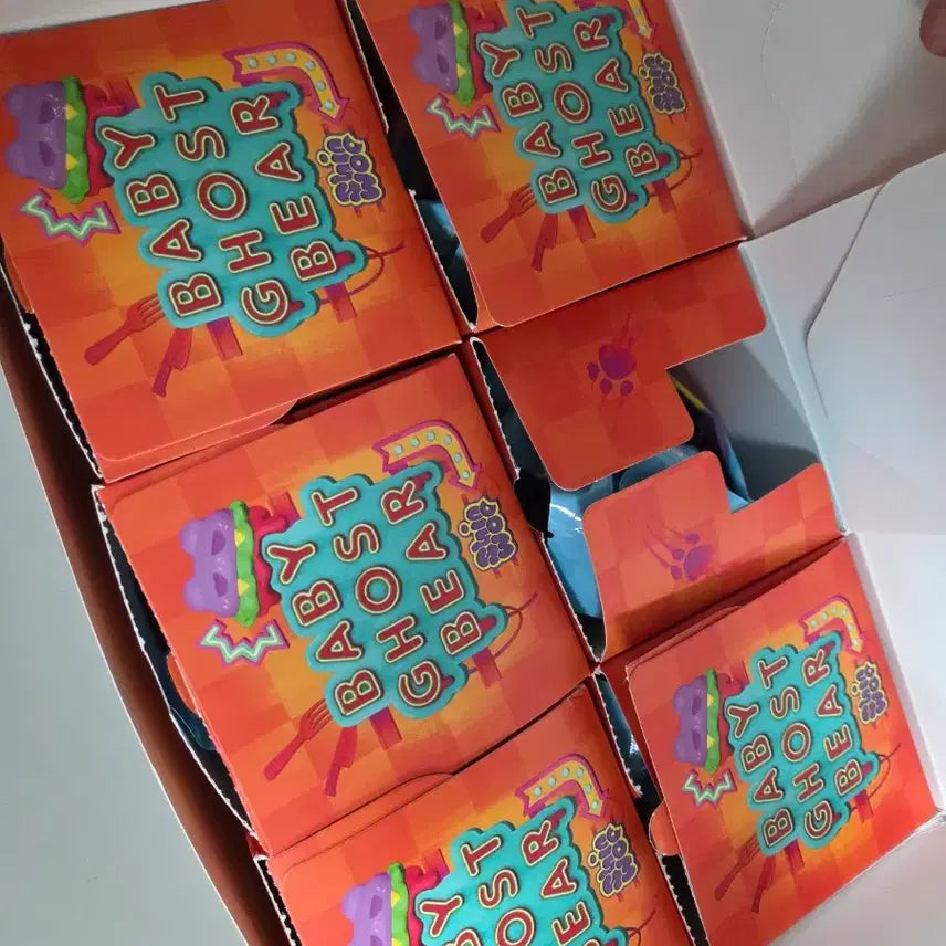 [BUNJANG] B1A4 Shinwoo Ghost Diner Fluffy Keychain 6ea Bundle Set / 신우 고스트 디너 플러피 키링6ea 고스트다이너 shinwoo