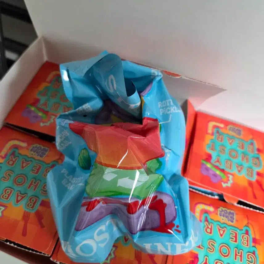 [BUNJANG] B1A4 Shinwoo Ghost Diner Fluffy Keychain 6ea Bundle Set / 신우 고스트 디너 플러피 키링6ea 고스트다이너 shinwoo