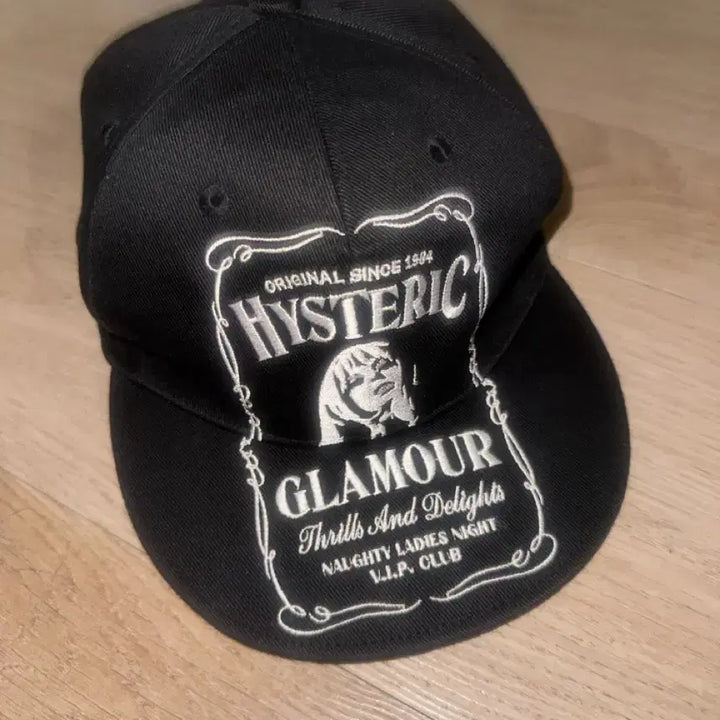 [BUNJANG] Hysteric Glamour Whiskey Embroidery Cap Black / 히스테릭글래머 위스키 자수 캡 블랙