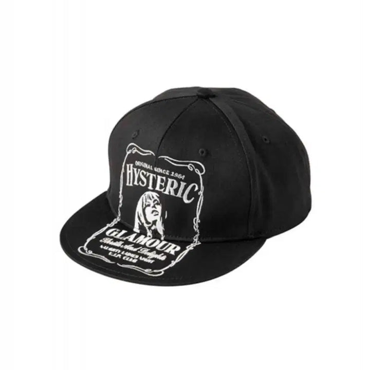 [BUNJANG] Hysteric Glamour Whiskey Embroidery Cap Black / 히스테릭글래머 위스키 자수 캡 블랙