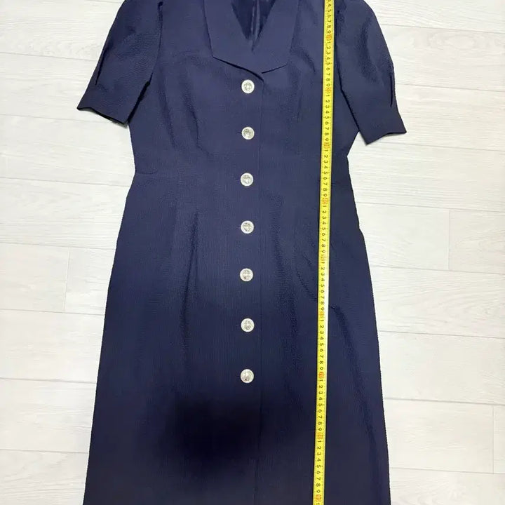 [BUNJANG] Maje Seersucker Midi Dress / maje 마쥬 시어서커 미디 원피스, 2(55~66)