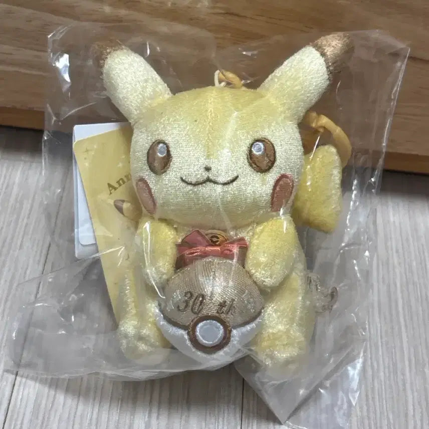 [BUNJANG] Sealed Pokemon Pikachu 30th Anniversary Keychain (China) / 미개봉) 중포센 포켓몬스터 피카츄 30주년 기념 키링