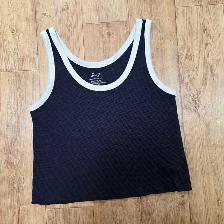[BUNJANG] Haag Navy Waffle T-Shirt (Size 55-66) / 헤이그(haag) 네이비 와플티셔츠 55-66 새상품