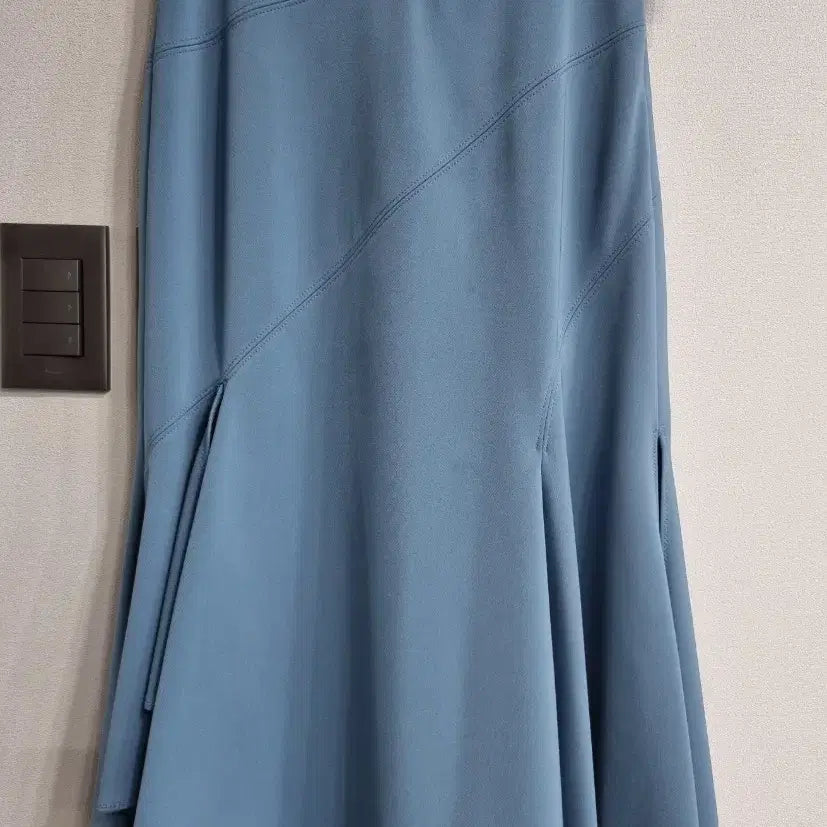 [BUNJANG] Mine Skirt Blue Long Skirt / 마인 스커트 블루