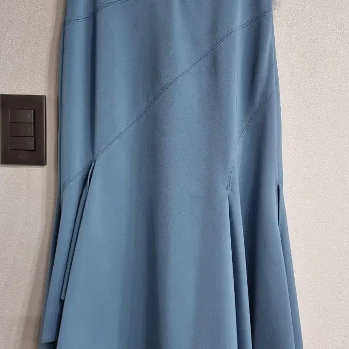 [BUNJANG] Mine Skirt Blue Long Skirt / 마인 스커트 블루