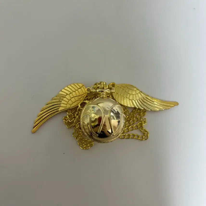 [BUNJANG] Harry Potter Golden Snitch Necklace / 해리포터 골드스니치 시계 굿즈 목걸이