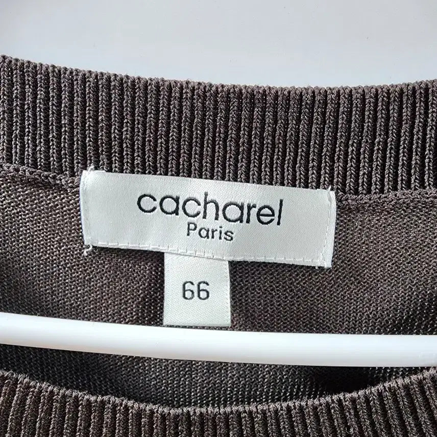 [BUNJANG] Cacharel Sleeveless Knit Brown Striped / (66) 까쉐렐 나시니트 1.5