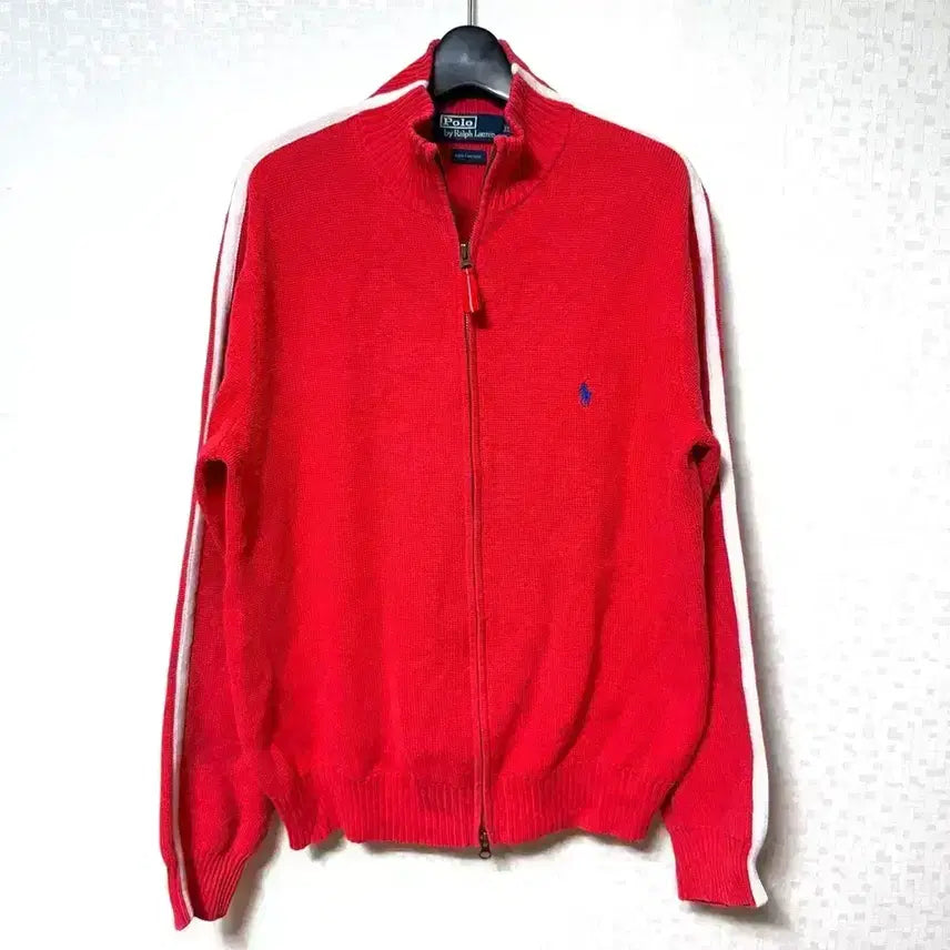 [BUNJANG] Polo Ralph Lauren Cotton Knit Zip-Up Jacket XL / [XL,105]폴로랄프로렌 코튼 니트 집업 자켓