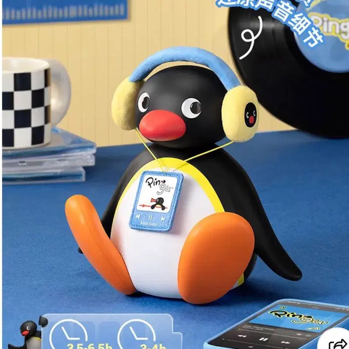 [BUNJANG] Pingu Wobbly Head Speaker Headphones / 핑구 흔들리는 헤드폰 스피커