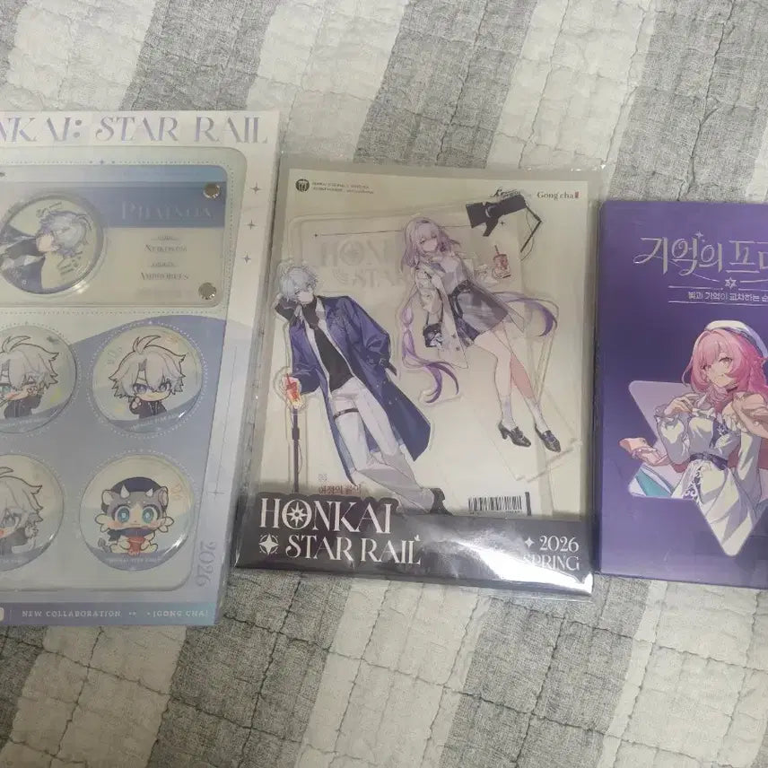 [BUNJANG] Honkai: Star Rail Gongcha Collaboration Can Badge Set (Paimon), Diorama, Prism Memory Acrylic Frame / 스타레일 공차 캔배지세트(파이논), 디오라마, 기억의 프리즘 아크릴액자