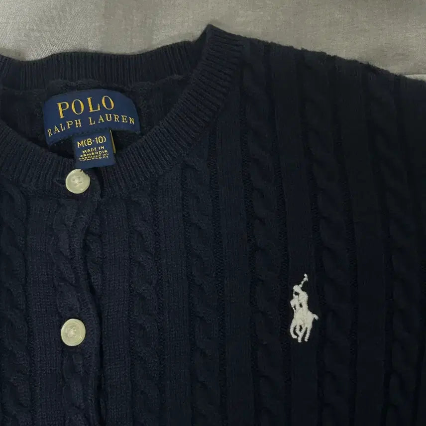 [BUNJANG] Polo Ralph Lauren Girls Cardigan M / 폴로랄프로렌 걸즈 가디건 M