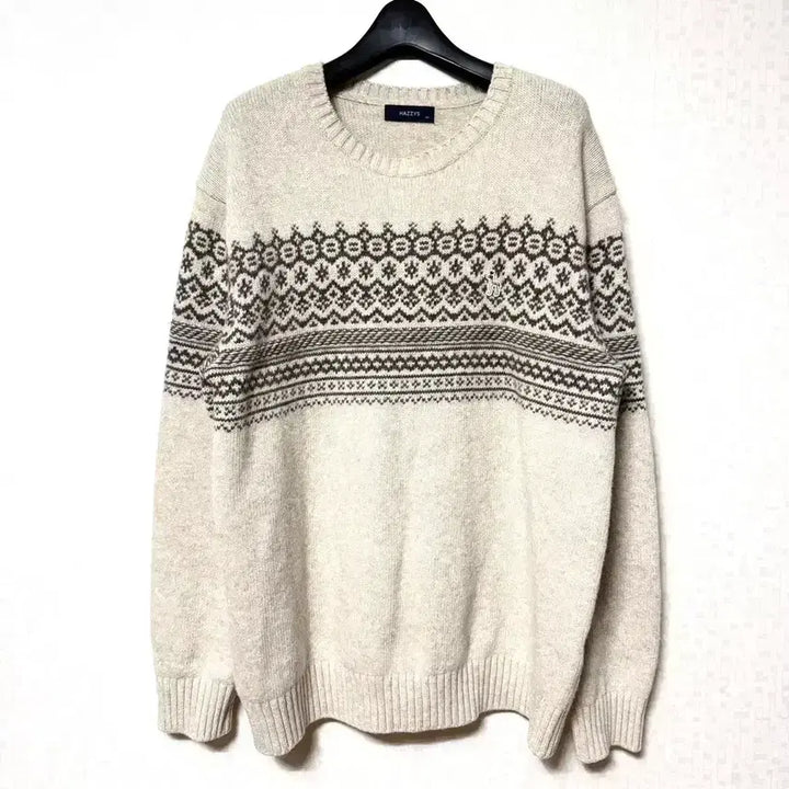 [BUNJANG] Hazzys Nordic Wool Knit Sweater / [XL,105]헤지스 노르딕 울 니트 스웨터 hazzys