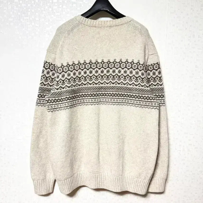 [BUNJANG] Hazzys Nordic Wool Knit Sweater / [XL,105]헤지스 노르딕 울 니트 스웨터 hazzys