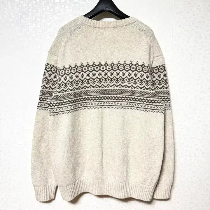 [BUNJANG] Hazzys Nordic Wool Knit Sweater / [XL,105]헤지스 노르딕 울 니트 스웨터 hazzys