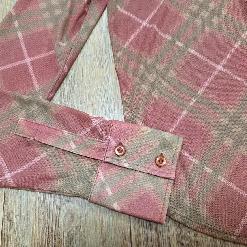 [BUNJANG] Urban Outfitters Mesh Check Pattern Shirt / 어반아웃피터스(Urban Outfitters) 메쉬셔츠 55-66