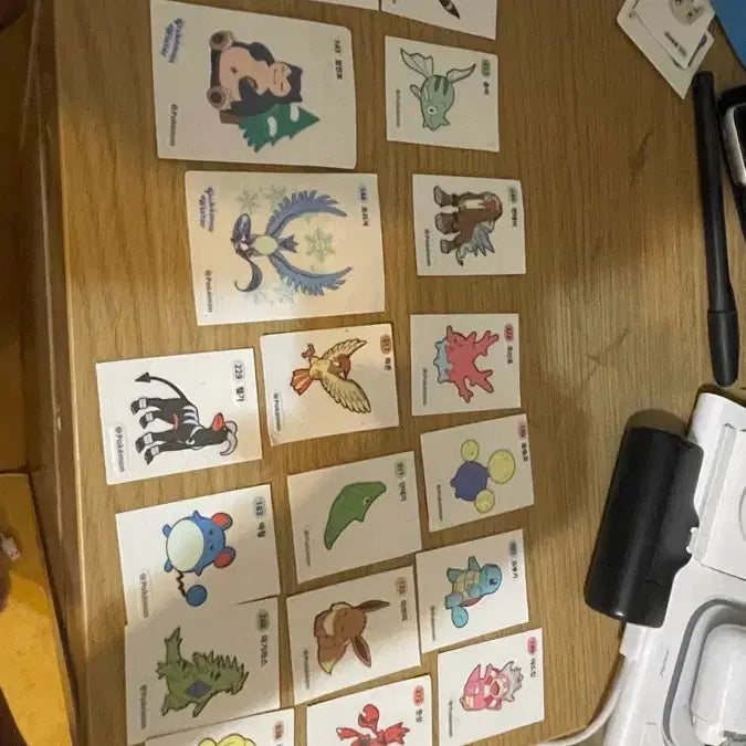 [BUNJANG] Pokemon TCG Stickers / 포켓몬 카드 띠부띠부씰