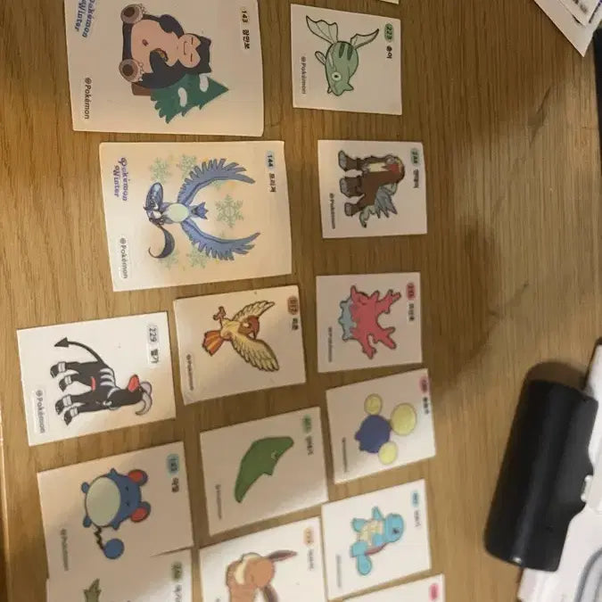 [BUNJANG] Pokemon TCG Stickers / 포켓몬 카드 띠부띠부씰