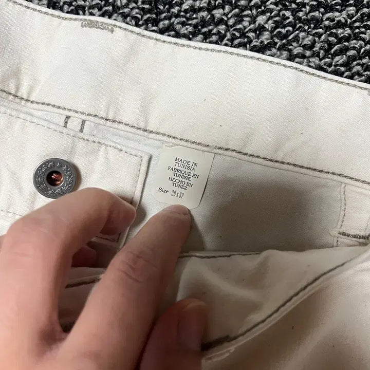 [BUNJANG] RRL Canvas Engineer Fit Carpenter Pants Beige / 더블알엘 rrl 캔버스 엔지니어핏 카펜터 30/32
