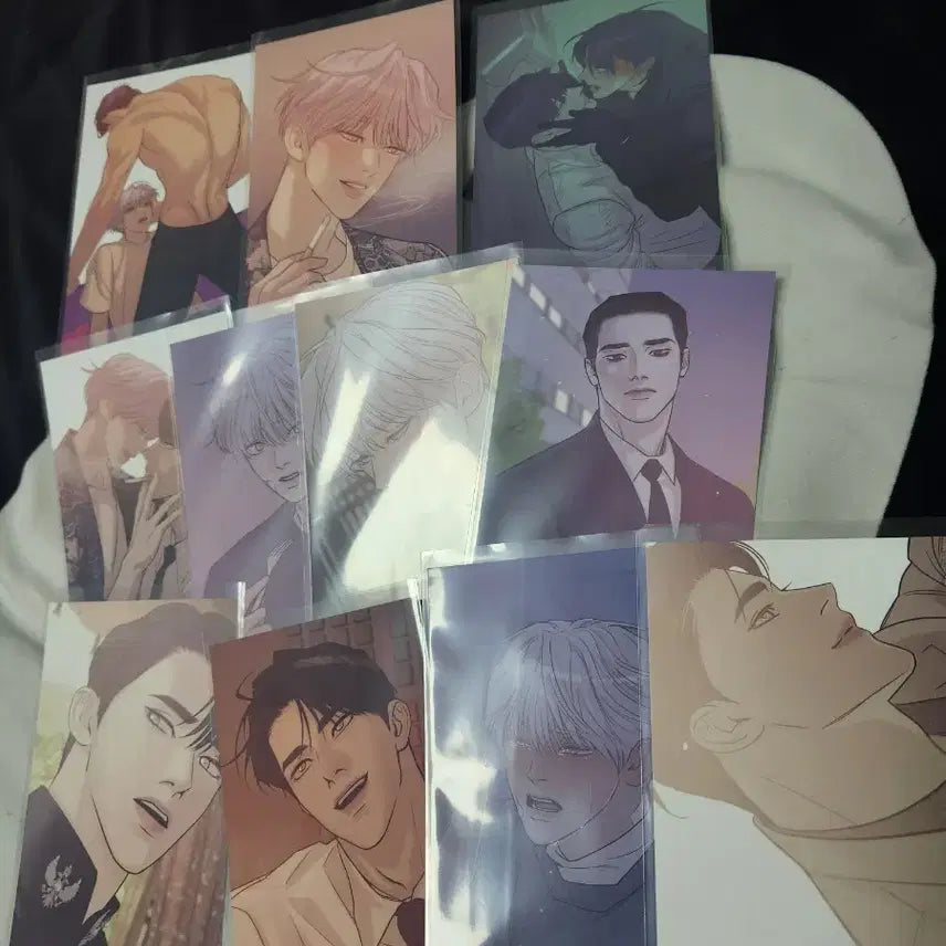 [BUNJANG] Jo Gae Sonyeon Kang Du-sik Jin Ju-ha MOPHON Collab Postcard 11-Set / 조개소년 강두식 진주하 모펀 콜카 특전 엽서 11종