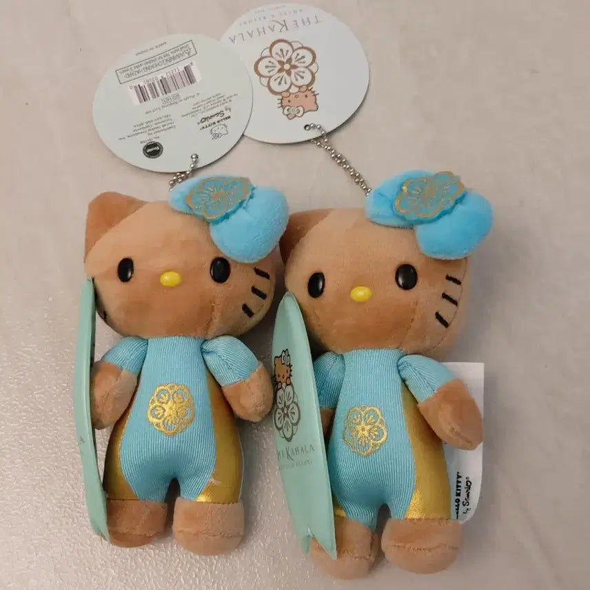 [BUNJANG] Kahala Hotel x Hello Kitty Surfer Keychain Bundle Set / 카할라 호텔 헬로키티 서퍼 키링 (2개일괄)