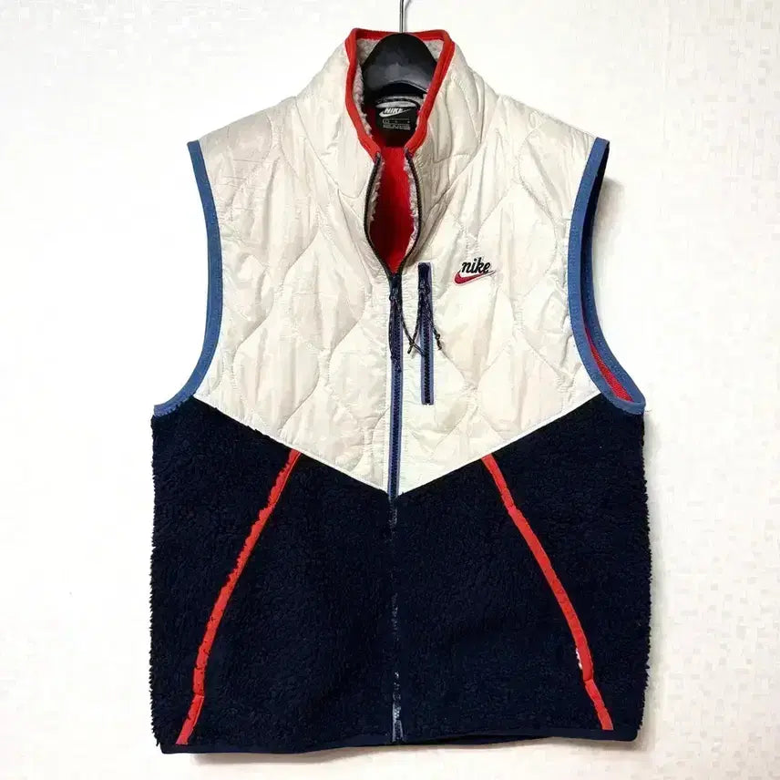 [BUNJANG] Nike Quilting Fleece Vest Jacket / [L,100]나이키 퀼팅 조끼 후리스 베스트 자켓