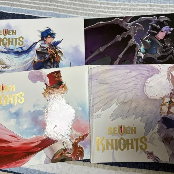[BUNJANG] Seven Knights Artbook Limited Edition 1, 2, 3 &amp; Regular Edition 1 Bundle / 세븐나이츠 아트븍 한정판 1,2,3 일반판 1 일괄판매합니다