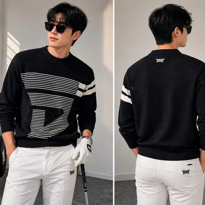 [SOLD OUT] PXG 남성 골프웨어 니트 블랙 95