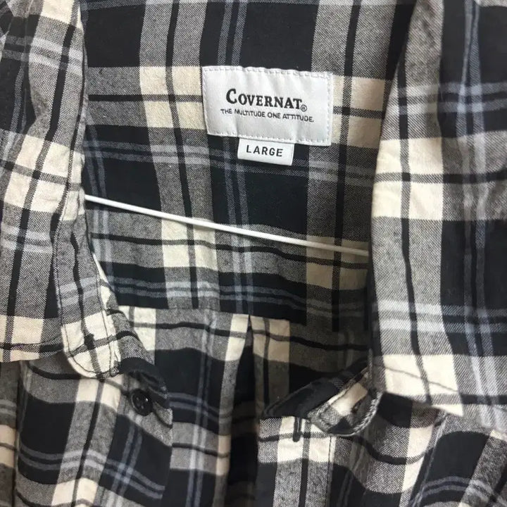 [BUNJANG] Covernat Check Shirt L / 커버낫 체크 셔츠 L