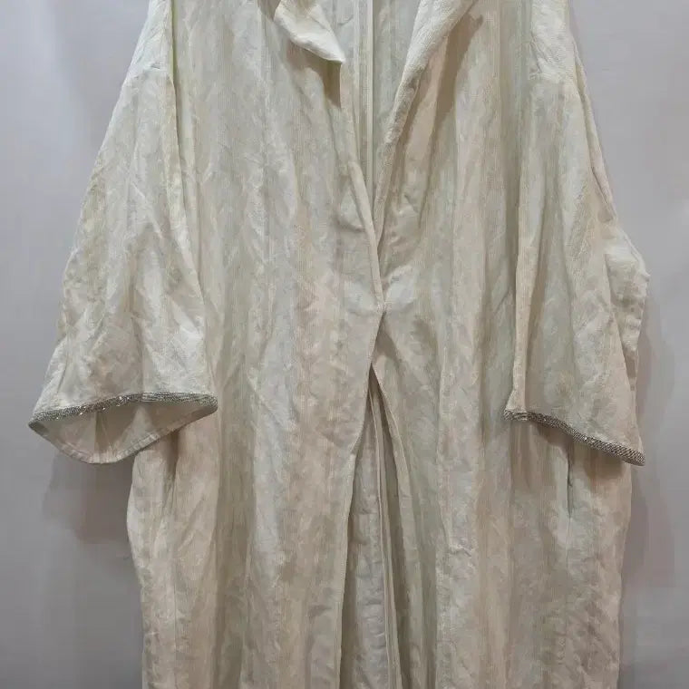 [BUNJANG] Fabiana Filippi Gold Thread Stripe Long Outer / (정품)파비아나 필리피 금사 스트라이프 롱 아우터