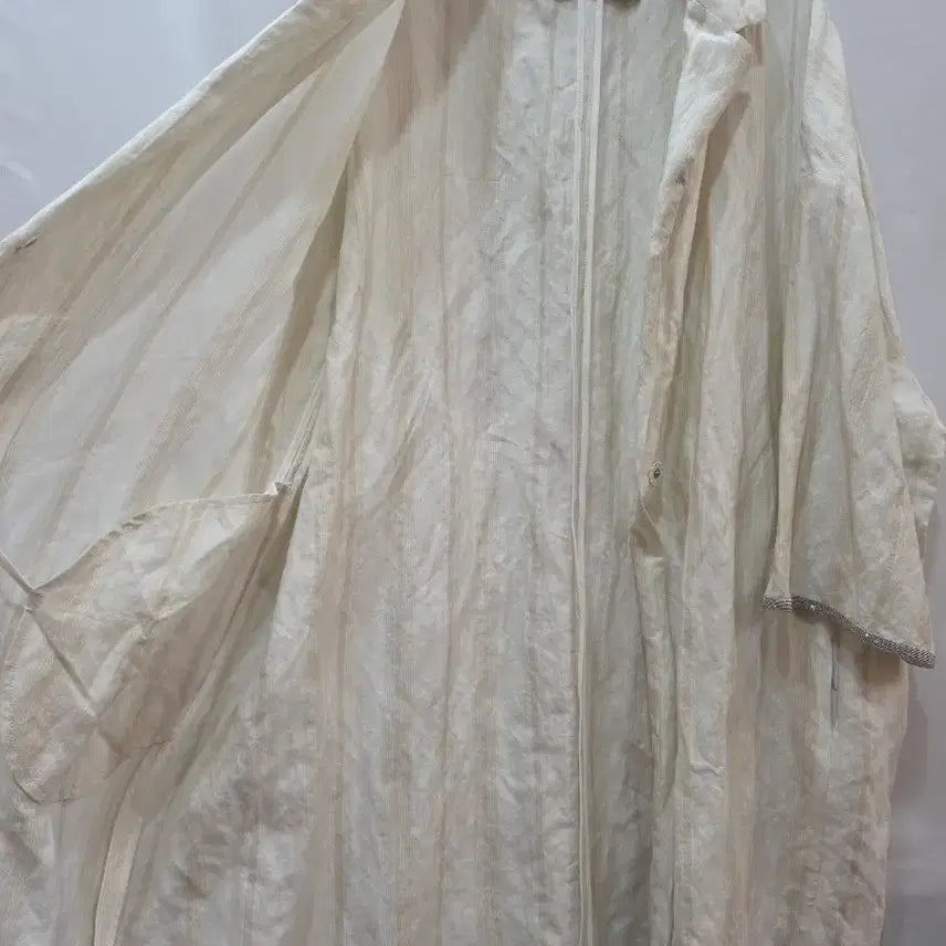 [BUNJANG] Fabiana Filippi Gold Thread Stripe Long Outer / (정품)파비아나 필리피 금사 스트라이프 롱 아우터