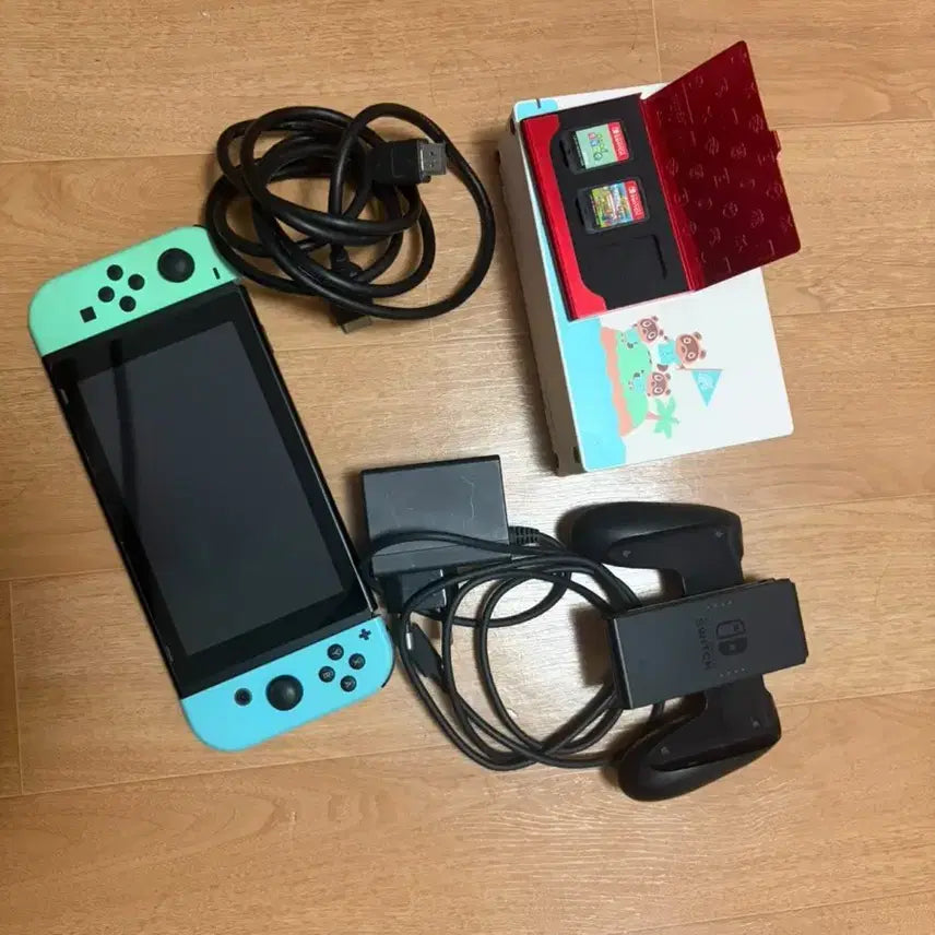 [BUNJANG] Nintendo Switch Animal Crossing Edition / 닌텐도 스위치 동물의 숲 에디션